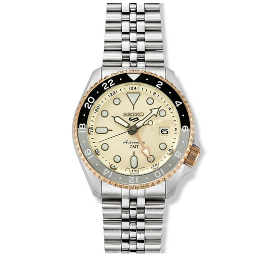 Seiko 5 Sports GMT Sunrise Dial Mens Watch SSK046K1